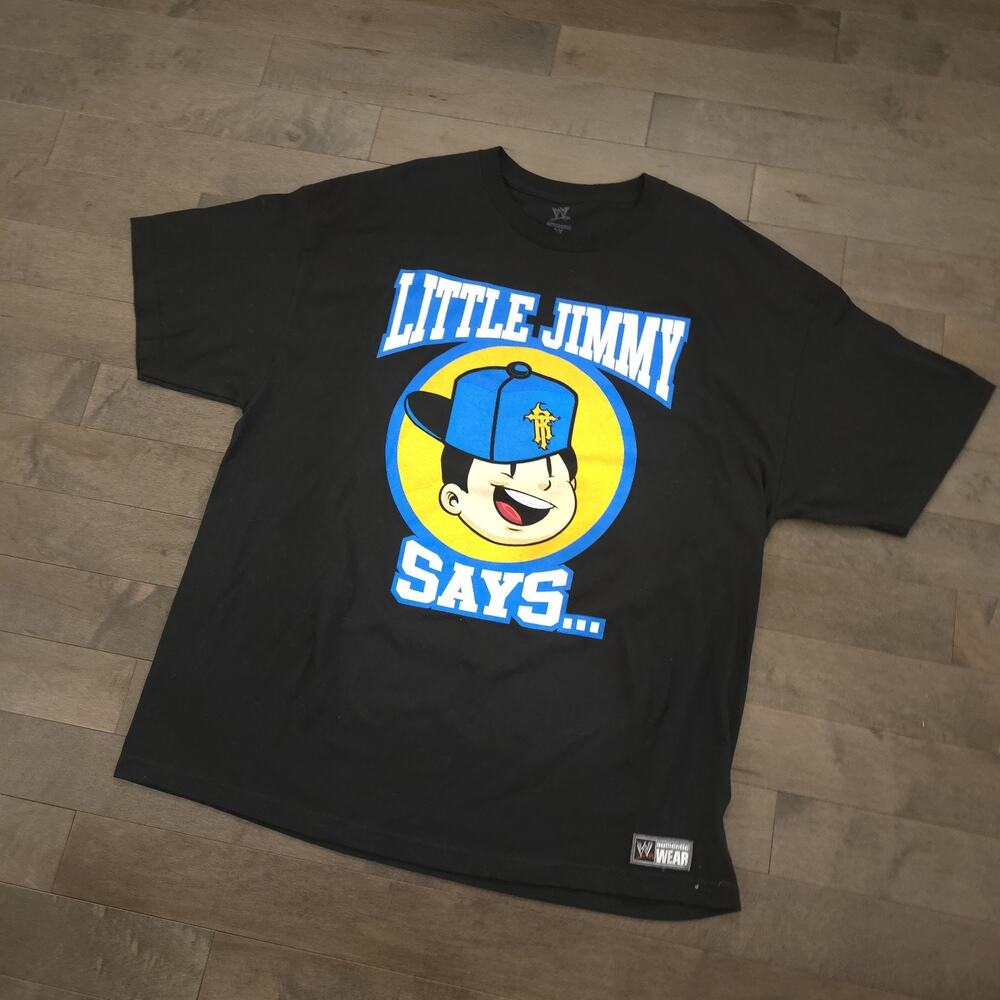 WWE Little Jimmy Says You Gonna Get Got T Shirt 2XL R Truth Wrestling Black - Picture 2 of 10